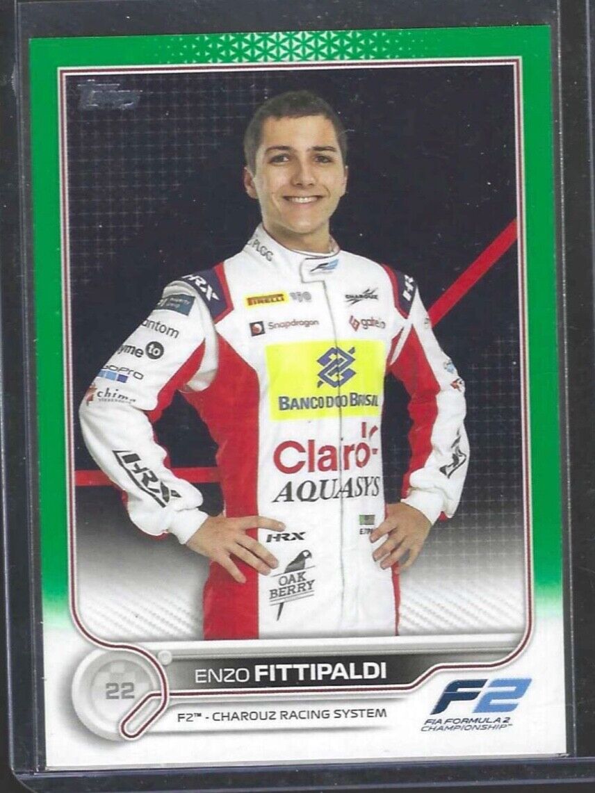 ENZO FITTIPALDI 2022 TOPPS F1 GREEN #D 47/75