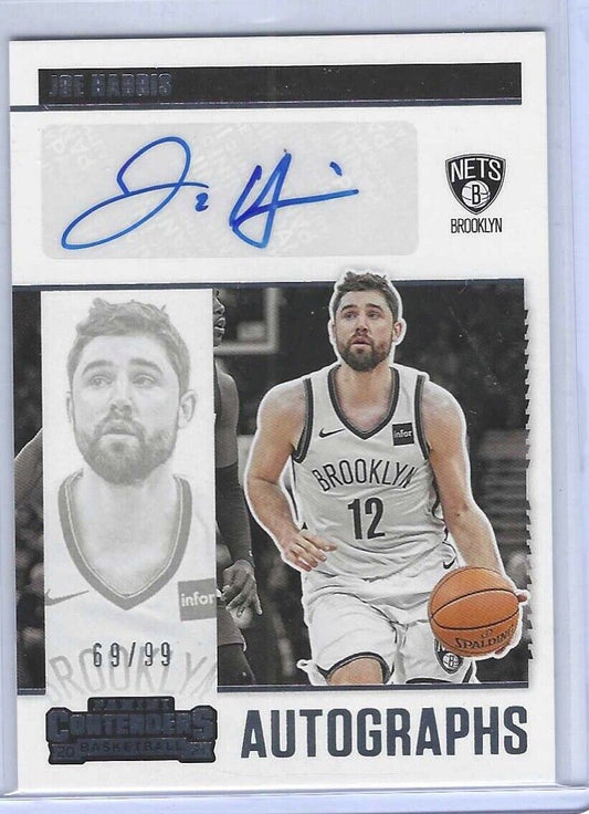 JOE HARRIS 2020-21 PANINI CONTENDERS AUTO #D 69/99