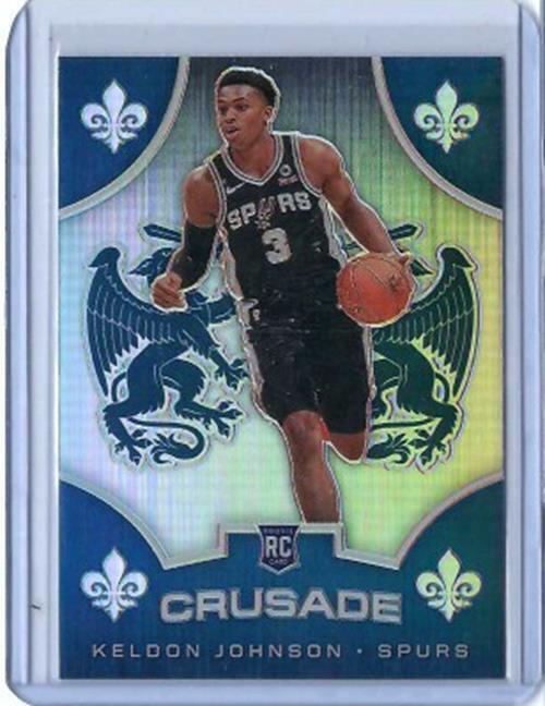 KELDON JOHNSON 2019-20 PANINI CHRONICLES CRUSADE SILVER PRIZM RC #519