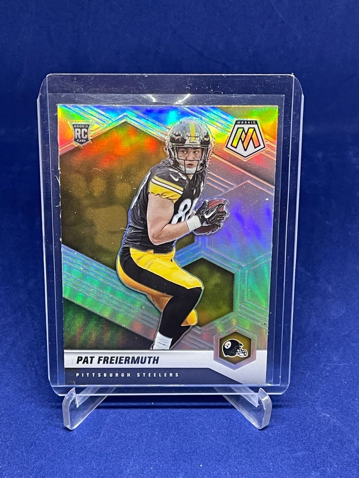 PAT FREIERMUTH 2021 PANINI MOSAIC SILVER PRIZM PHOTO VARIATION ROOKIE SP RC