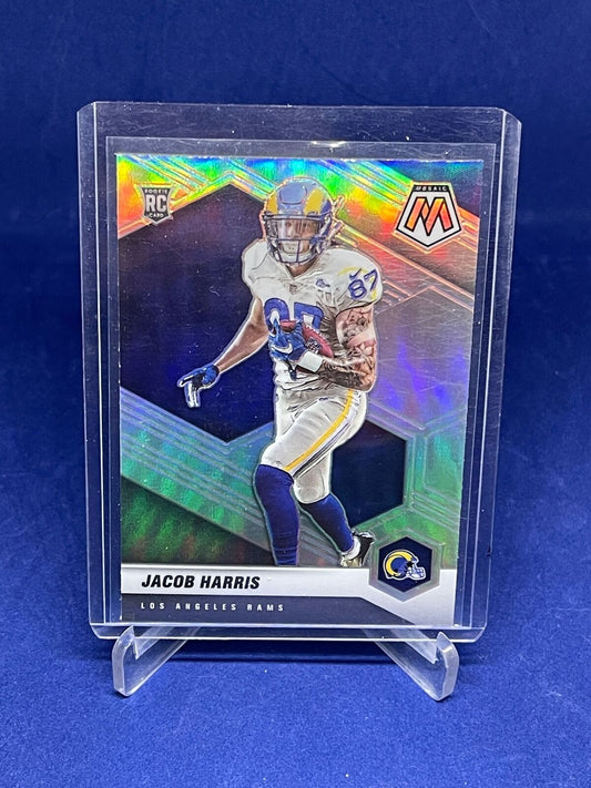 JACOB HARRIS 2021 PANINI MOSAIC SILVER PRIZM PHOTO VARIATION ROOKIE SP RC