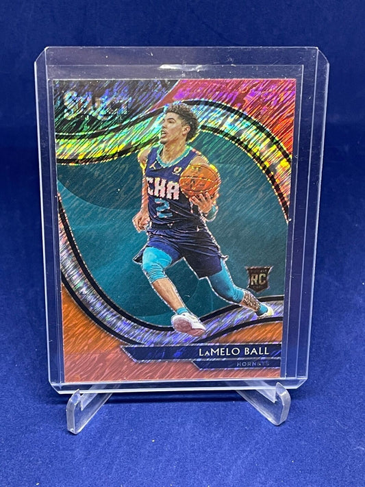 LAMELO BALL 2020-21 PANINI SELECT COURTSIDE SHIMMER PRIZM ROOKIE RC #298