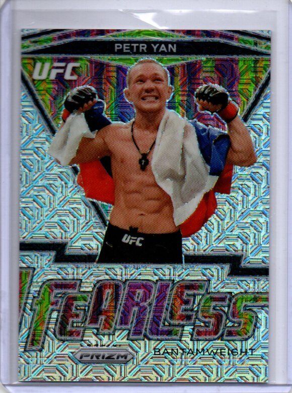 PETR YAN 2021 PANINI PRIZM UFC FEARLESS MOJO PRIZM #D 25/25