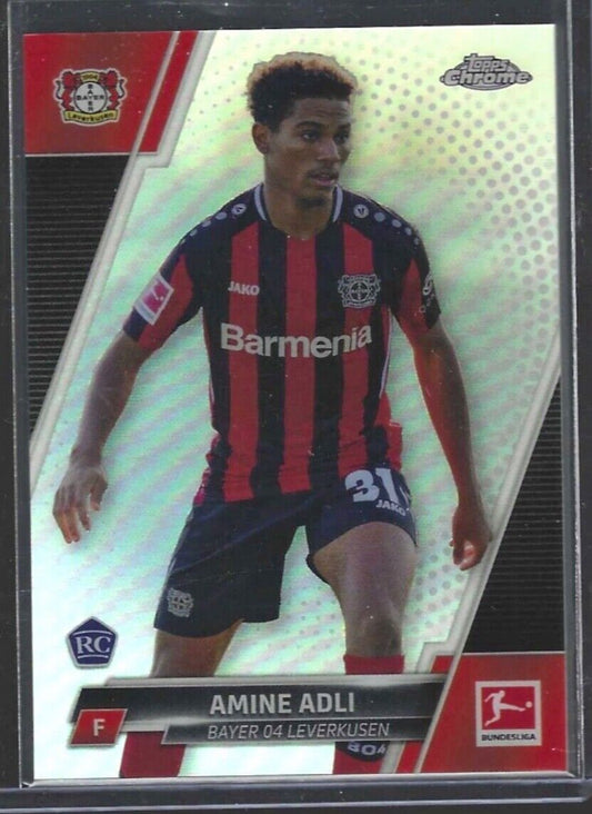 AMINE ALDI 2021-22 TOPPS CHROME BUNDESLIGA SILVER REFRACTOR ROOKIE RC #70