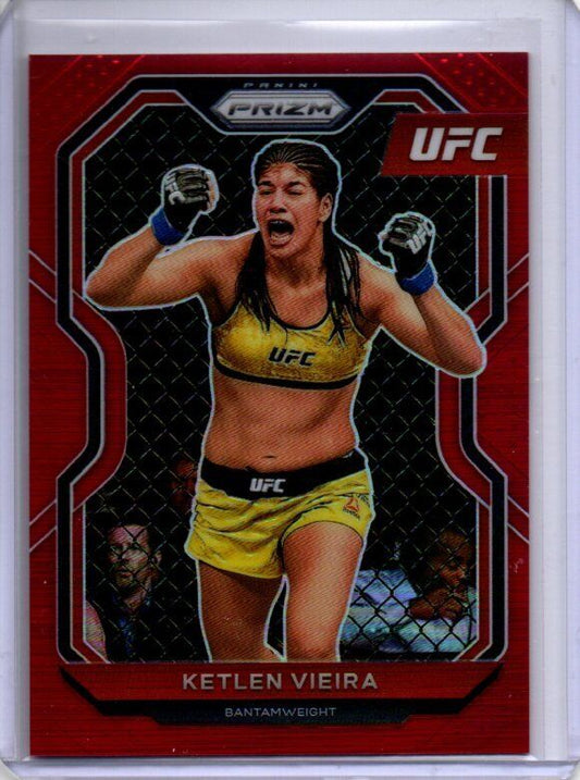 KETLEN VIEIRA 2021 PANINI PRIZM UFC RED PRIZM #D 135/275