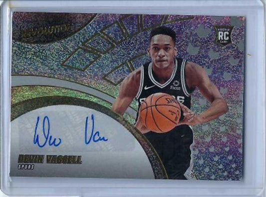 DEVIN VASSELL 2020-21 PANINI REVOLUTION ROOKIE AUTO RC #RA-DV
