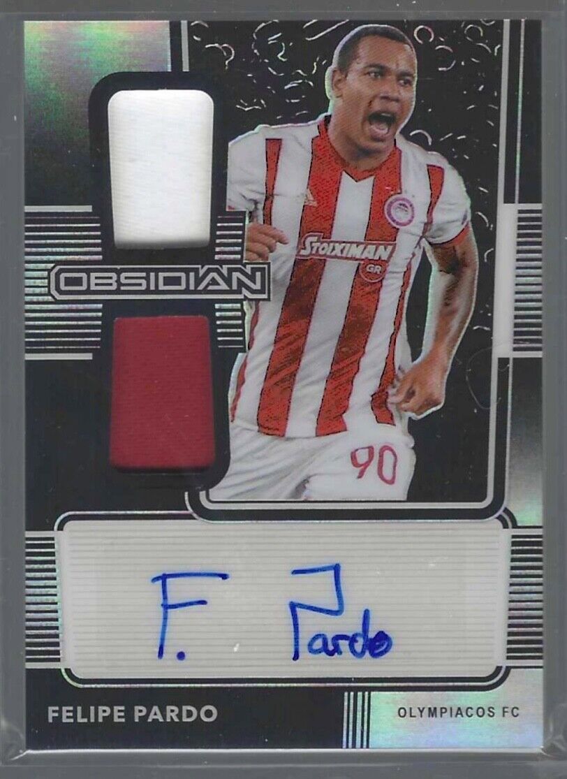 FELIPE PARDO 2020-21 PANINI OBSIDIAN SILVER ETCH DUAL PATCH AUTO #D /149