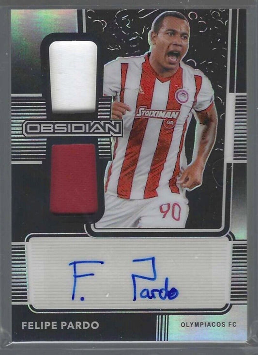 FELIPE PARDO 2020-21 PANINI OBSIDIAN SILVER ETCH DUAL PATCH AUTO #D /149