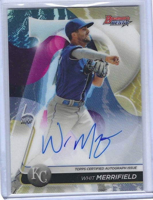 WHIT MERRIFIELD 2020 BOWMANS BEST ON CARD AUTO #B20-WM