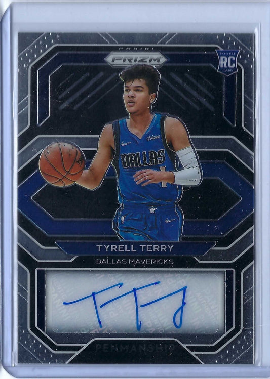 TYRELL TERRY 2020-21 PANINI PRIZM PENMANSHIP AUTO RC #RP-TTY