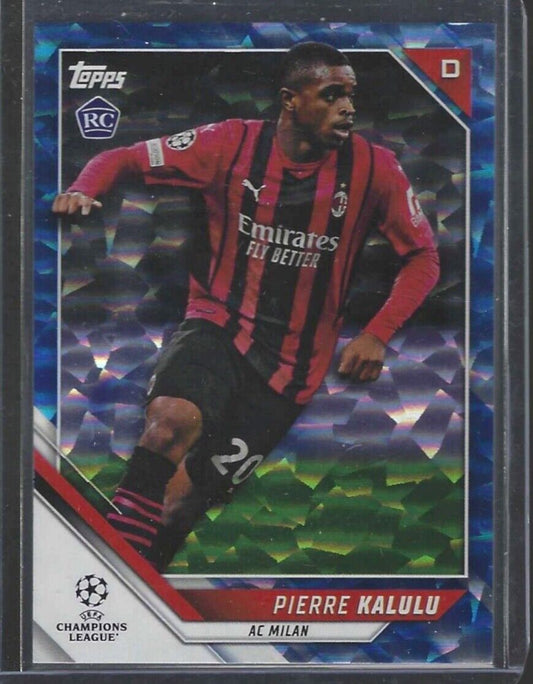 PIERRE KALULU 2021-22 TOPPS BLUE ICY FOIL ROOKIE RC #D 21/99