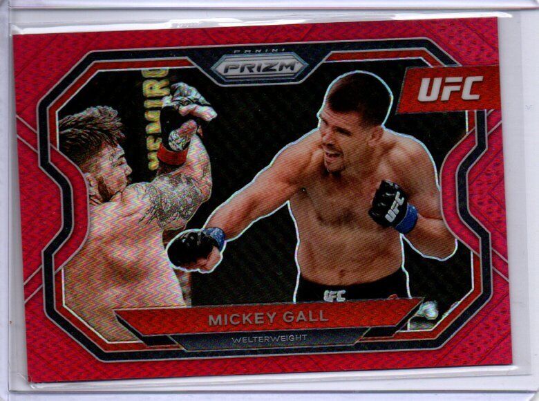 MICKEY GALL 2021 PANINI PRIZM UFC RED PRIZM #D 163/275