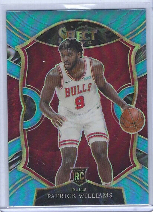 PATRICK WILLIAMS 2020-21 PANINI SELECT CONCOURSE LIGHT BLUE PRIZM RC #D 200/299