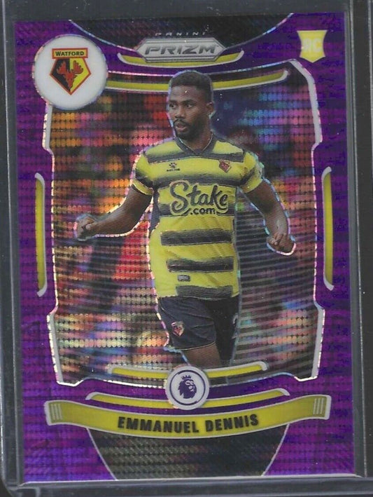EMMANUEL DENNIS 2021-22 PANINI PRIZM PURPLE PULSAR BREAKAWAY PRIZM RC #D 94/99