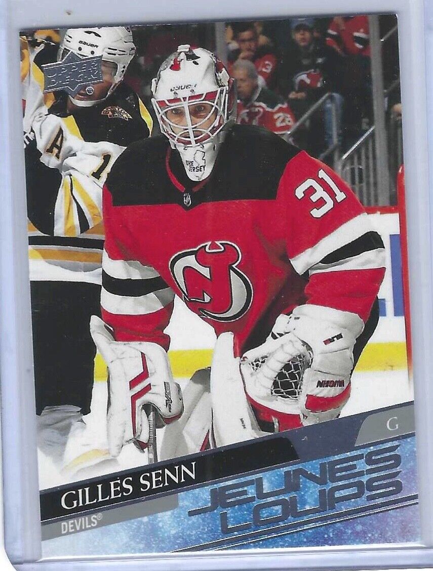 GILLES SENN 2020 UPPER DECK SERIES TWO JEUNES LOUPES FRENCH SHORT PRINT RC #453