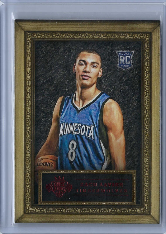 ZACH LAVINE 2014-15 PANINI COURT KINGS RUBY PORTRAITS RC #D 9/99