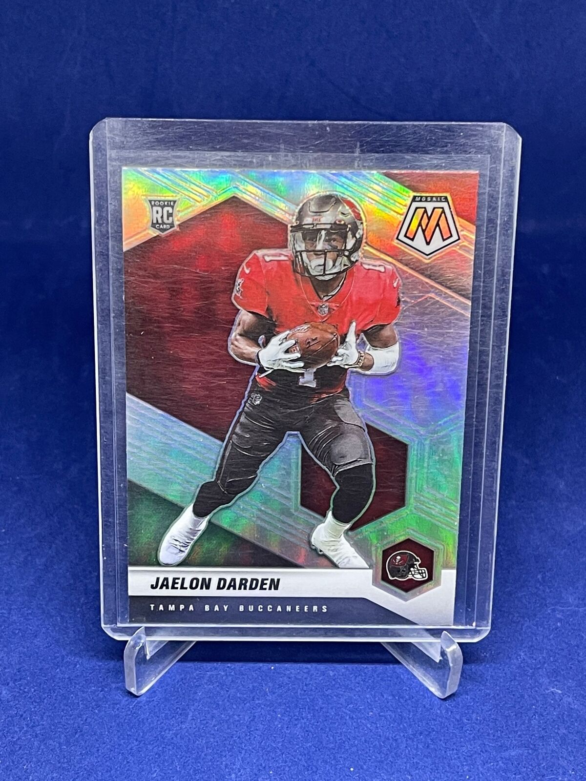 JAELON DARDEN 2021 PANINI MOSAIC SILVER PRIZM PHOTO VARIATION ROOKIE SP RC