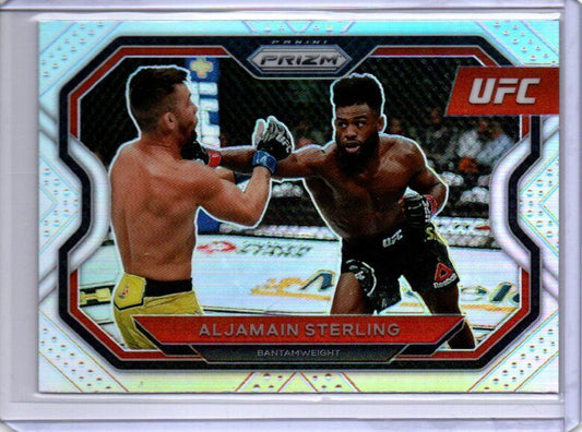 ALJAMAIN STERLING 2021 PANINI PRIZM UFC SILVER PRIZM #152