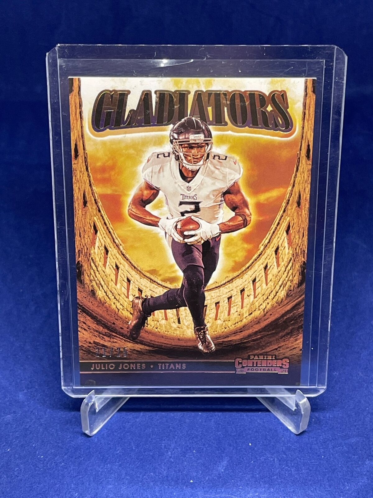 JULIO JONES 2021 PANINI CONTENDERS GLADIATORS GOLD #D 21/25