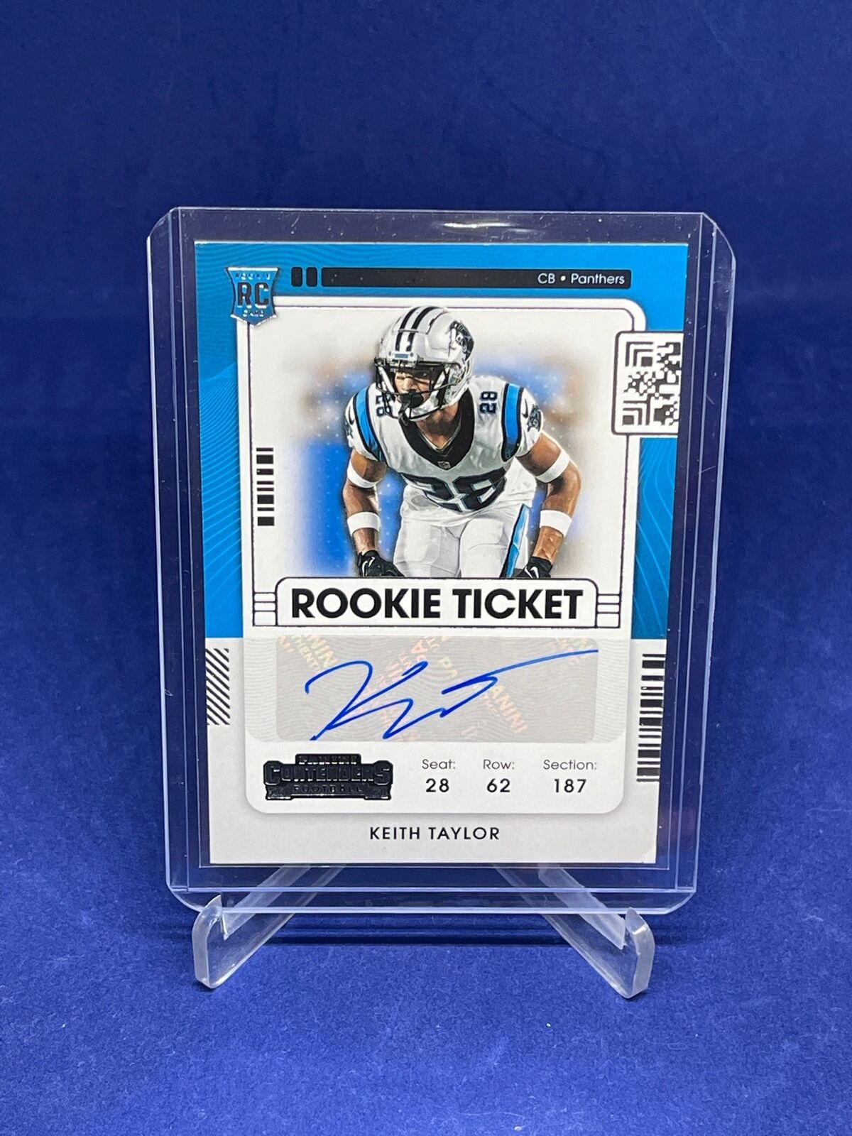 KEITH TAYLOR 2021 PANINI CONTENDERS ROOKIE TICKET AUTO RC #273