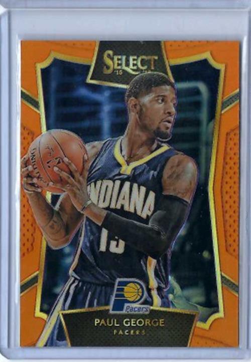 PAUL GEORGE 2015-16 PANINI SELECT ORANGE PRIZM #D 42/60