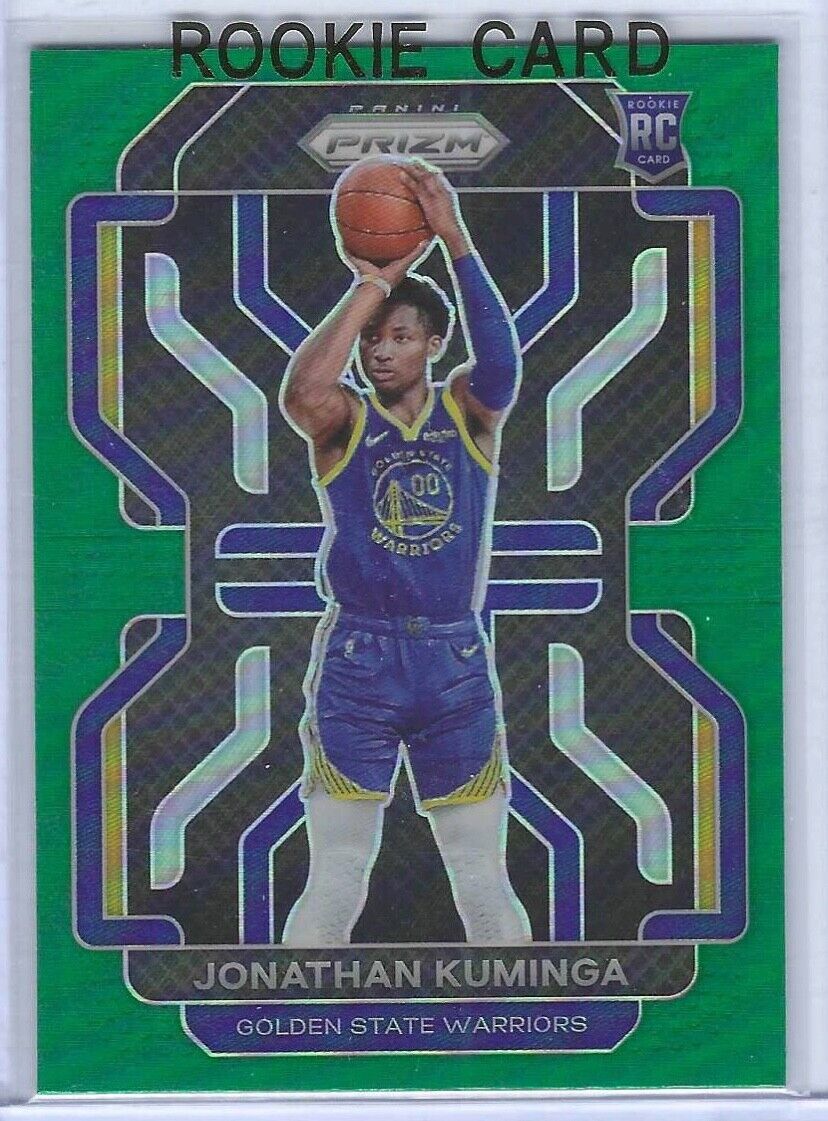 JONATHAN KUMINGA 2021-22 PANINI PRIZM GREEN PRIZM ROOKIE RC #307