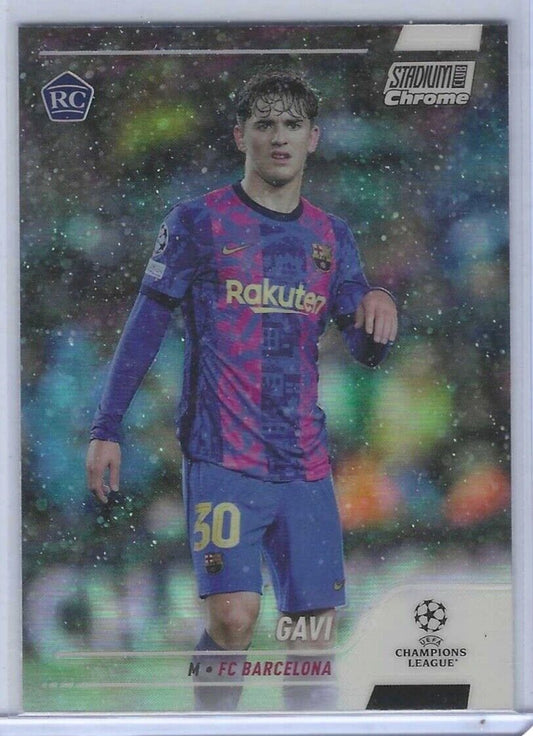 GAVI 2021-22 TOPPS STADIUM CLUB CHROME REFRACTOR ROOKIE RC #31