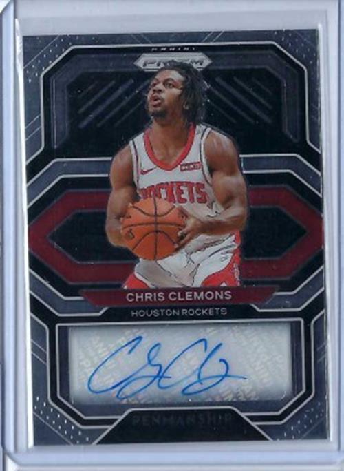 CHRIS CLEMONS 2020-21 PANINI PRIZM PENMANSHIP AUTO #PE-CCL