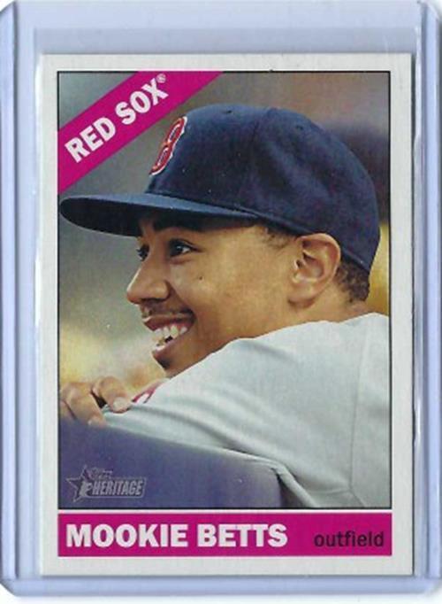 MOOKIE BETTS 2015 TOPPS HERITAGE SP #45
