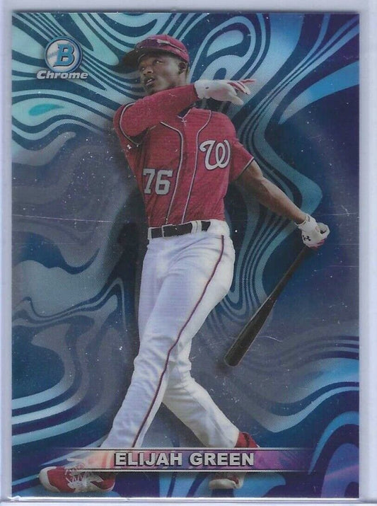 ELIJAH GREEN 2022 BOWMAN CHROME MOOD RING PROSPECT CASE HIT #MR-5