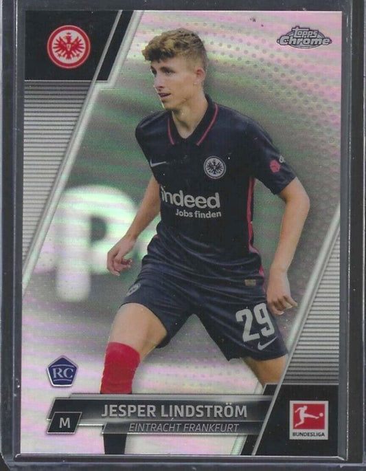 JESPER LINDSTROM 2021-22 TOPPS CHROME PINK REFRACTOR ROOKIE RC #D 09/75