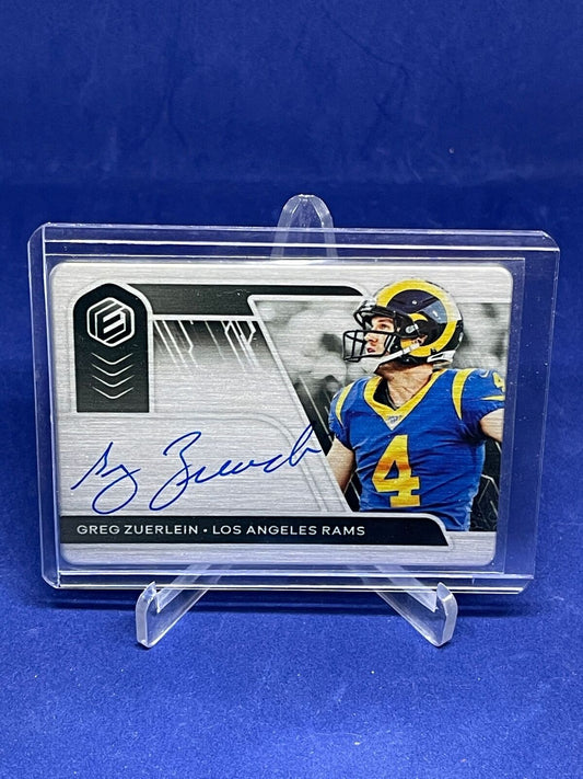 GREG ZUERLEIN 2020 PANINI ELEMENTS ON CARD AUTO METAL #D 84/99