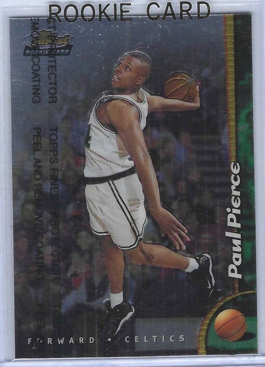 PAUL PIERCE 1999-00 TOPPS FINEST ROOKIE RC #235