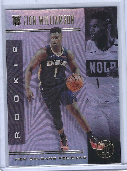 ZION WILLIAMSON 2019-20 PANINI ILLUSIONS ROOKIE RC #151