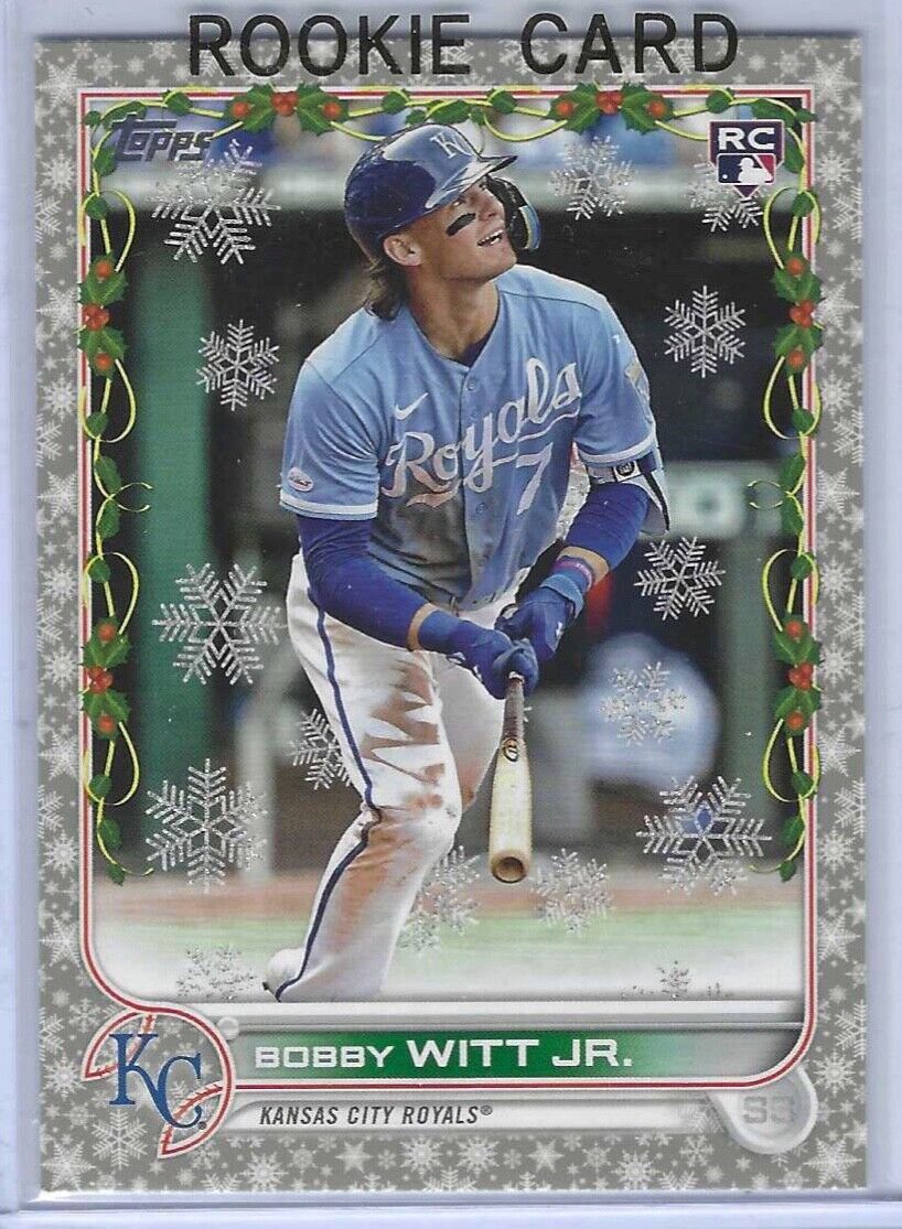 BOBBY WITT JR 2022 TOPPS HOLIDAY BOX SILVER ROOKIE RC #HW150