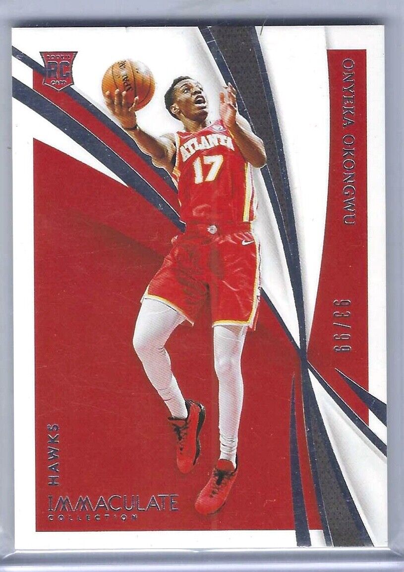 ONYEKA OKONGWU 2020-21 PANINI IMMACULATE ROOKIE RC #D 93/99