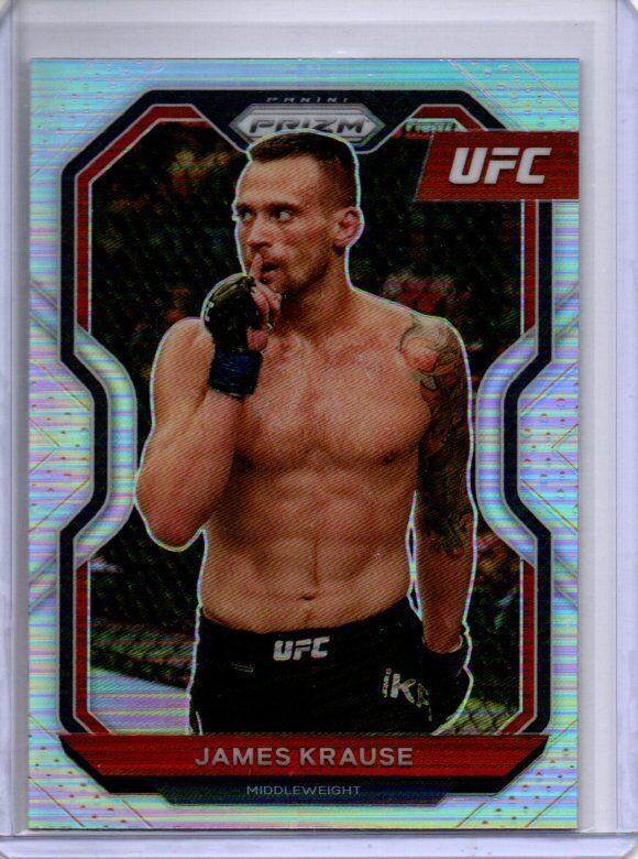 JAMES KRAUSE 2021 PANINI PRIZM UFC SILVER PRIZM #34