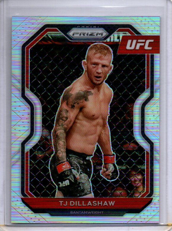 TJ DILLASHAW 2021 PANINI PRIZM UFC SILVER PRIZM #23