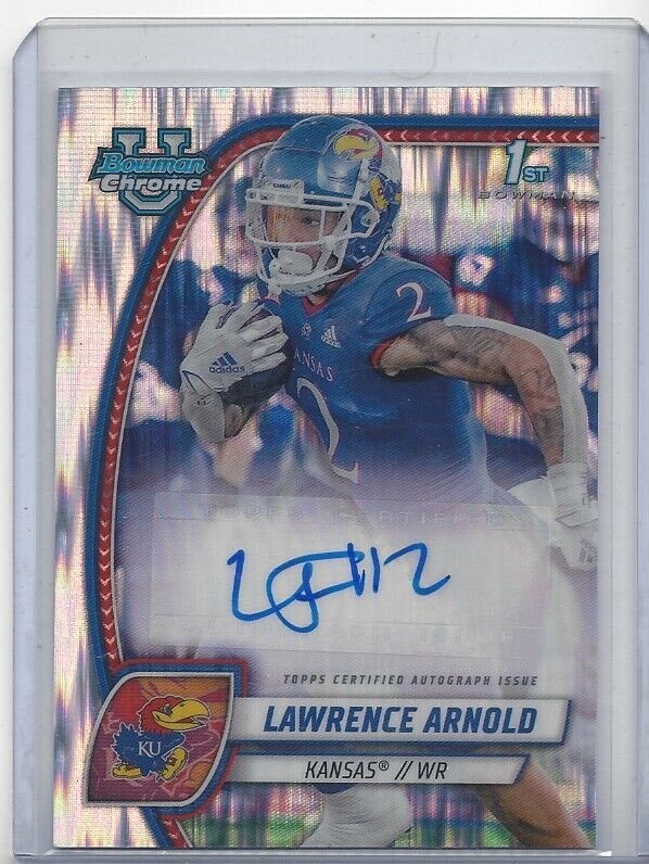 LAWRENCE ARNOLD 20224 BOWMAN CHROME UNIVERSITY 1ST KANSAS STEALTH REFRACTOR AUTO