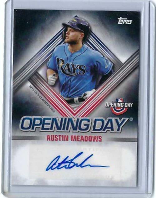AUSTIN MEADOWS 2021 TOPPS OPENING DAY AUTO #ODA-AM