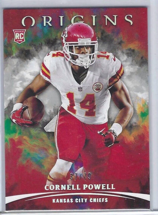 CORNELL POWELL 2021 ORIGINS WHITE RC #D 37/79