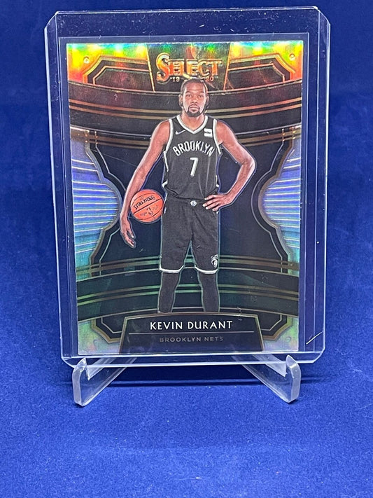 KEVIN DURANT 2019-20 PANINI SELECT CONCOURSE SILVER PRIZM #65