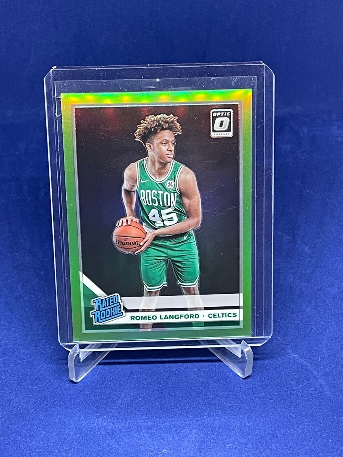 ROMEO LANGFORD 2019-20 DONRUSS OPTIC RATED ROOKIE LIME GREEN HOLO RC #D 105/149