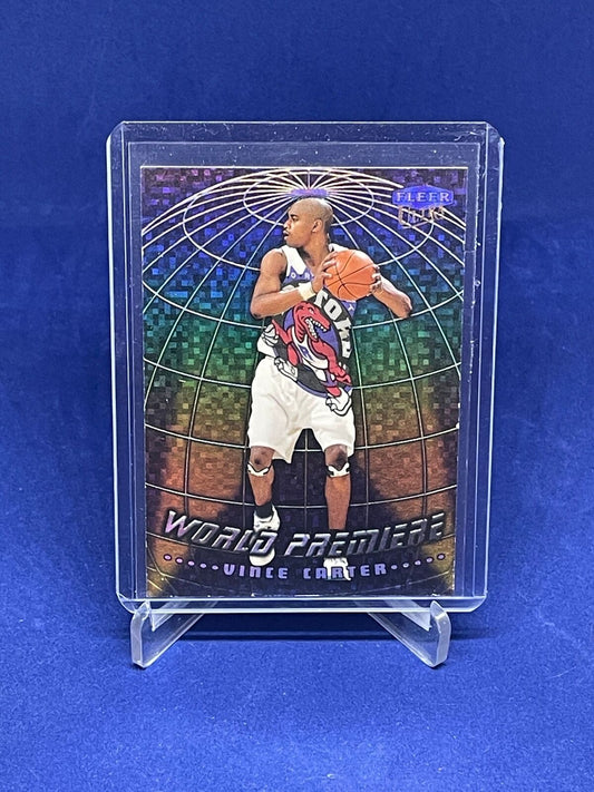 VINCE CARTER 1998-99 FLEER ULTRA WORLD PREMIER ROOKIE RC