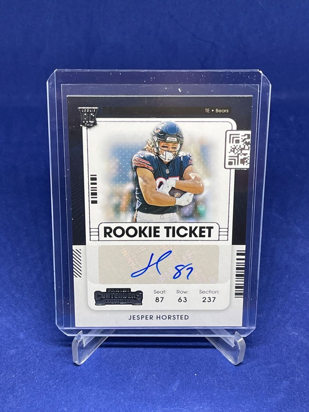 JESPER HORSTED 2021 PANINI CONTENDERS ROOKIE TICKET AUTO RC #284