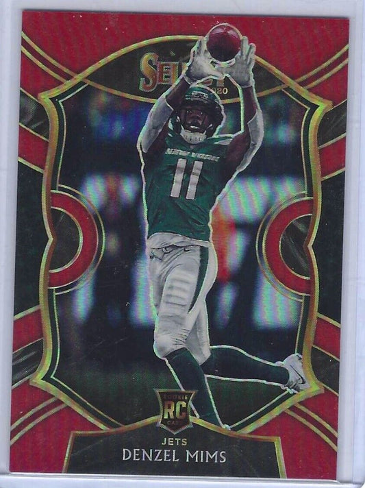DENZEL MIMS 2020 SELECT CONCOURSE LEVEL RED PRIZM RC #D 89/99