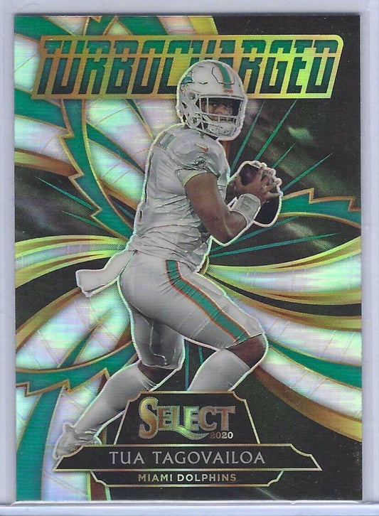 TUA TAGOVAILOA 2020 SELECT SILVER PRIZM TURBOCHARGED RC #T21