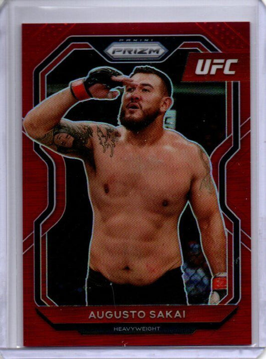 AUGUSTO SAKAI 2021 PANINI PRIZM UFC SILVER PRIZM #D 47/275