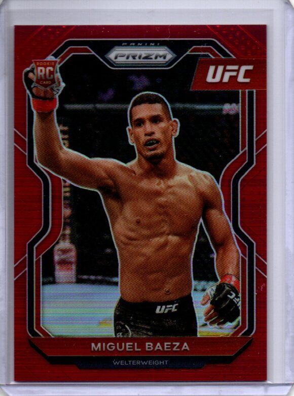 MIGUEL BAEZA 2021 PANINI PRIZM UFC RED PRIZM RC #D 61/275