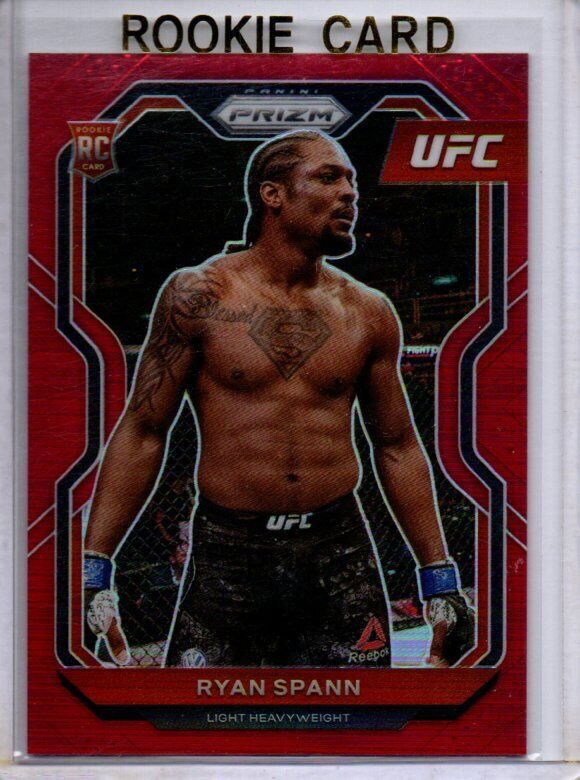 RYAN SPANN 2021 PANINI PRIZM UFC RED PRIZM RC #D 232/275